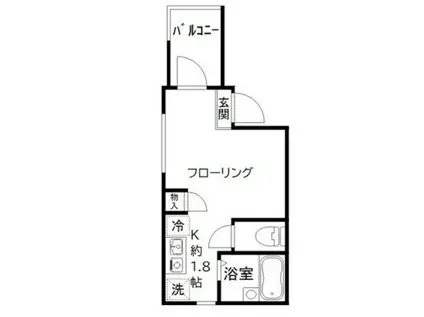 MELDIA梅田(1K/3階)の間取り写真