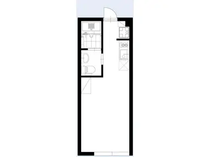 EUROPORT HONANCHO(ワンルーム/4階)の間取り写真