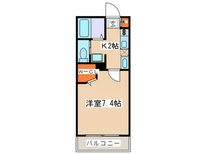 アイ・クラシア(1K/3階)の間取り写真