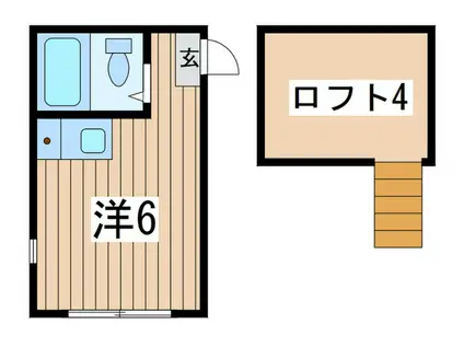 ユナイト登戸グリニッジの杜(ワンルーム/1階)の間取り写真
