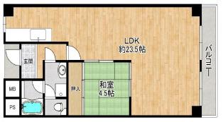 コートSU(3LDK/1階)の間取り写真