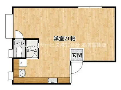 長居ホームプラザ(ワンルーム/2階)の間取り写真