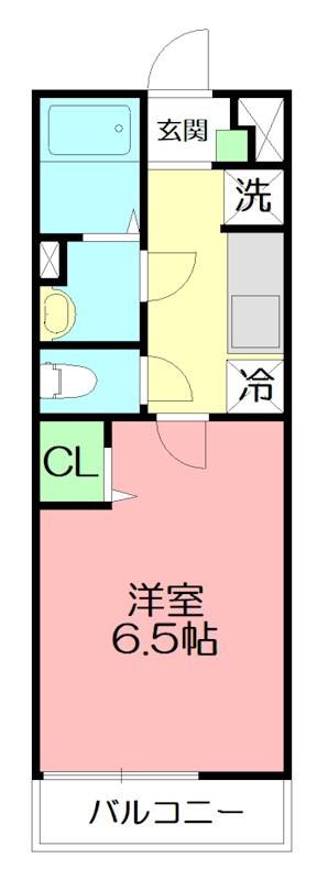 リブリ・テラ(1K/1階)の間取り写真
