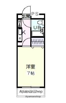 ダイアパレス・宮崎県病院前(1K/5階)の間取り写真