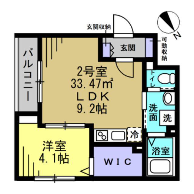 D-COMFORT八千代台(1LDK/1階)の間取り写真