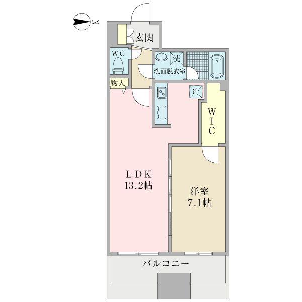 エル コンテント(1LDK/11階)の間取り写真