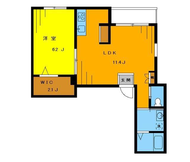 TSホームズ(1LDK/2階)の間取り写真
