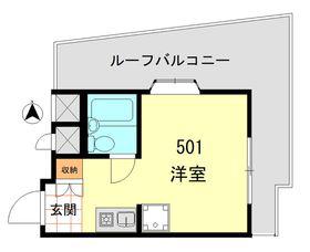 ネオハイシティ渋谷(ワンルーム/5階)の間取り写真