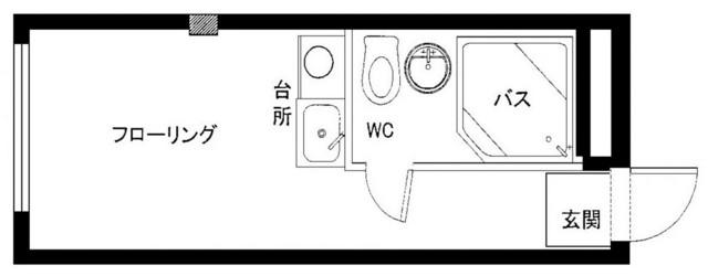 セイコーガーデンⅠ(ワンルーム/3階)の間取り写真