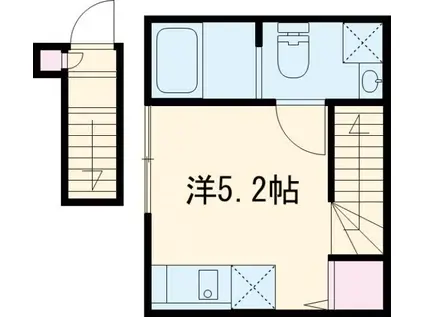 ソルナクレイシア成増(ワンルーム/2階)の間取り写真