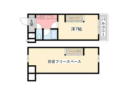 I.T.Y(2K/1階)の間取り写真