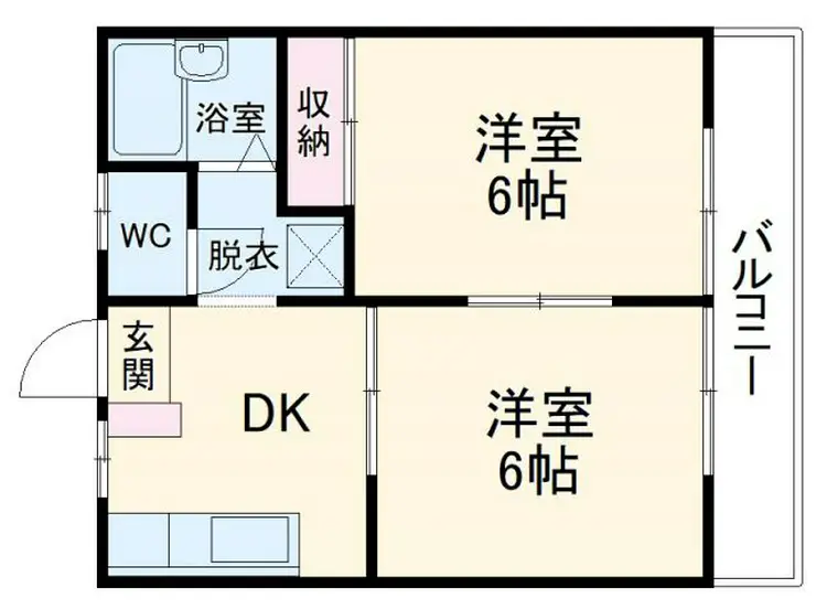 セイコーハイム 3階階 間取り