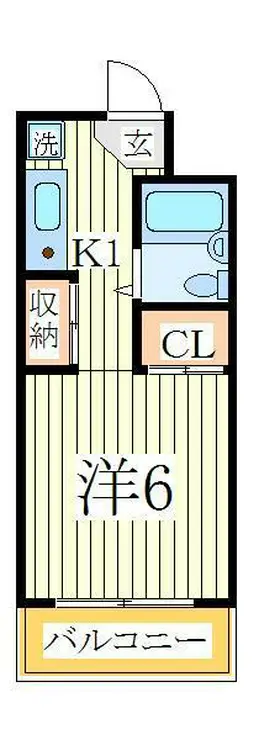 ジュネパレスセントラーザ 2階階 間取り