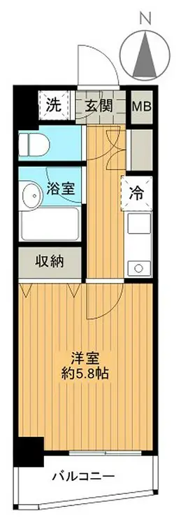 菱和パレス立教大前 3階階 間取り