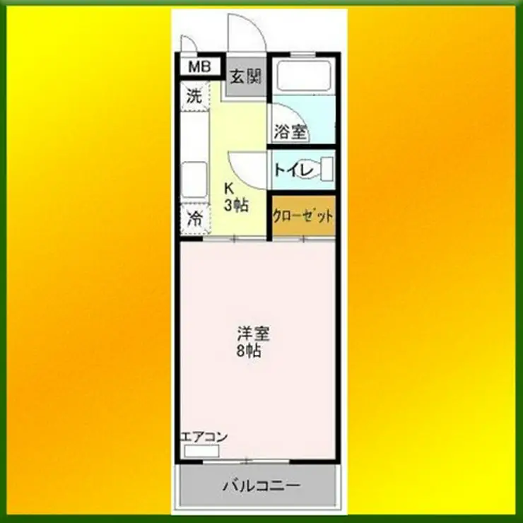 シャトーブリリアント 2階階 間取り