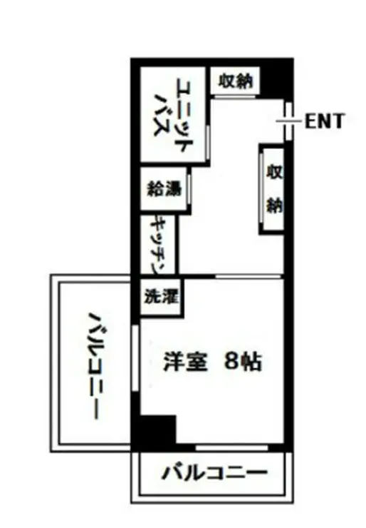 日興パレス横浜 6階階 間取り