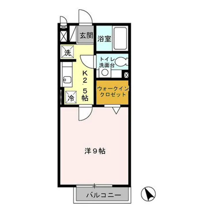 アムールヒルズ 2階階 間取り
