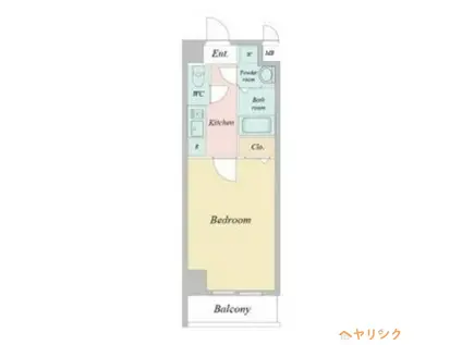 M・STAGE 藤が丘(1K/3階)の間取り写真