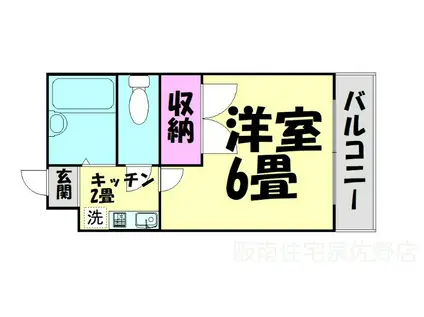 MHOUSE(1K/1階)の間取り写真