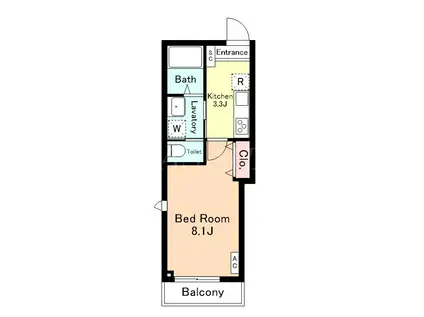 MA・MAISON COCO(1K/3階)の間取り写真