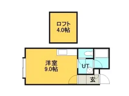 マイハウス前田III(ワンルーム/2階)の間取り写真