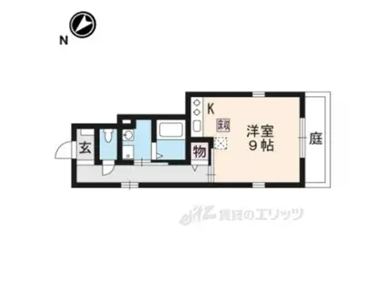 サンハイツ開町1(ワンルーム/1階)の間取り写真