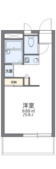 レオパレスけやき(1K/3階)の間取り写真