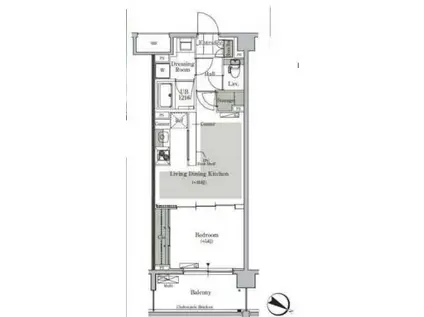 パークキューブ西ヶ原ステージ(1LDK/3階)の間取り写真