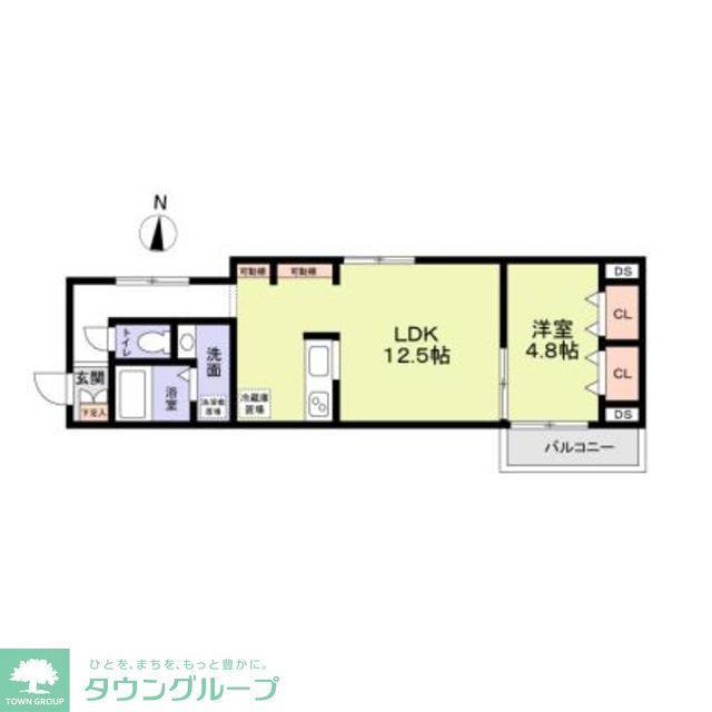 SPHYTS(1LDK/3階)の間取り写真