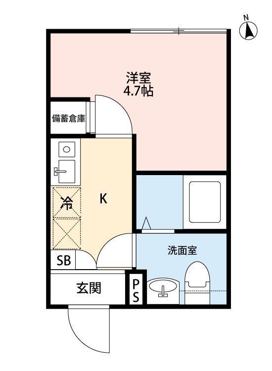 CIEL KAMIKITAZAWA(1K/3階)の間取り写真