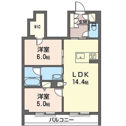 YS/HOUSE(2LDK/1階)の間取り写真