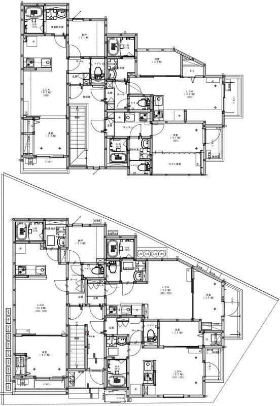 KEIAI RESIDENCE 青井(1K/1階)の間取り写真