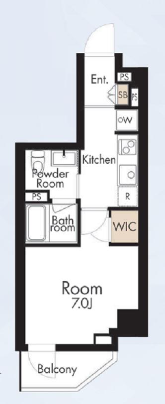 HYS FLAT 糀谷(1K/7階)の間取り写真