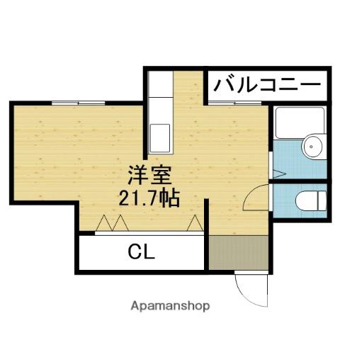 冨沢マンション(ワンルーム/3階)の間取り写真