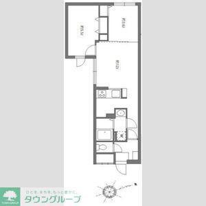 アグライア久が原(2LDK/1階)の間取り写真