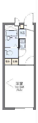 レオパレスハーモニー(1K/2階)の間取り写真