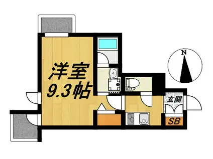 E-CITY大須(1K/12階)の間取り写真