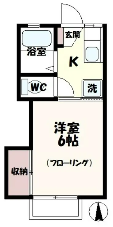 ハイムフジ 2階階 間取り