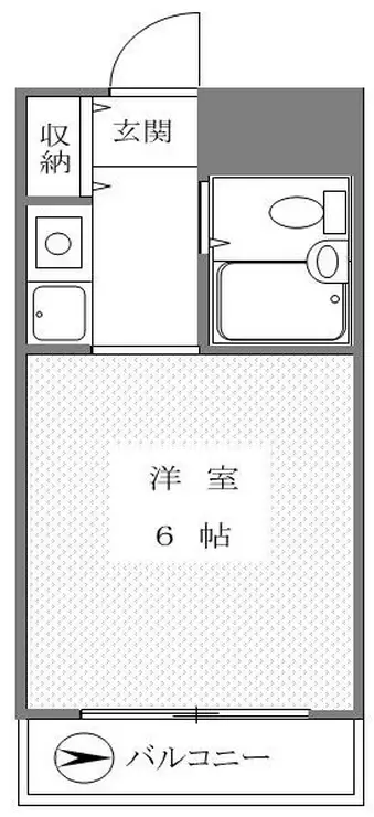 ハイシティ高田馬場 6階階 間取り
