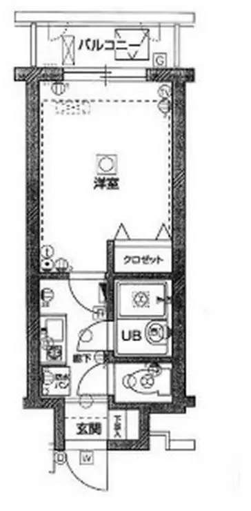メインステージ三軒茶屋 9階階 間取り