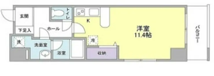 ソリッド大橋 8階階 間取り