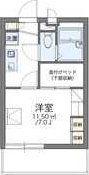 レオパレスプラスパ平田(1K/1階)の間取り写真