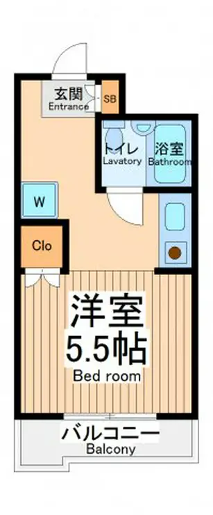 コスモヒロ南台 3階階 間取り