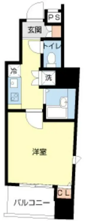 スカイコートヌーベル入谷 5階階 間取り