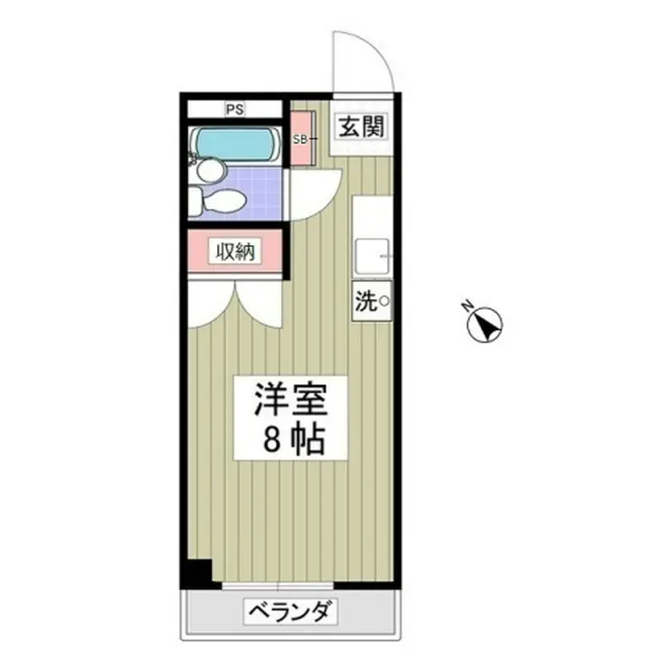 グランドール横倉 4階階 間取り