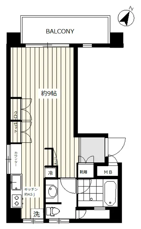 ミュゼ表参道 9階階 間取り