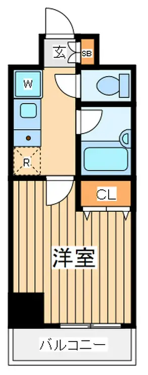 テルトル・ルージュ II 4階階 間取り