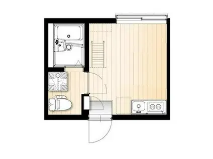 AZEST-RENT羽田(ワンルーム/1階)の間取り写真