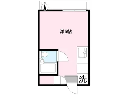 石川ビル(1K/3階)の間取り写真