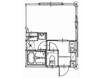 E-STYLE東大宮(1K/1階)の間取り写真